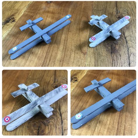 D Day Crafts, Ww1 Project Ideas, Ww2 Project Ideas, Ww2 Display Ks2, Ww1 Display, Make A Plane, History Crafts, National History Day, Ww2 Art