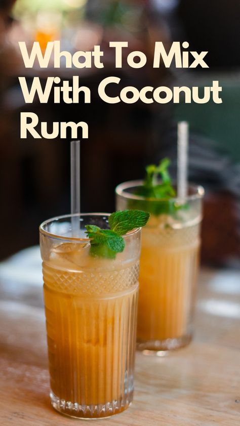 What To Mix With  Coconut Rum Best Coconut Rum Drinks, Drinks With Coconut Rum Easy, Cruzan Coconut Rum Recipes, Coconut Rum Drinks Easy, Pineapple Coconut Rum Drink, Simple Drinks With Malibu Rum, Drinks With Malibu Coconut Rum, Recipes With Malibu Coconut Rum, Koloa Rum Recipes