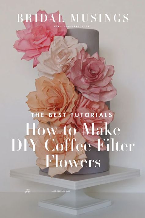 Diy Coffee Filter Flowers, Coffee Filter Flowers Wedding, Diy Coffee Filter, Flower Place Cards, Coffee Filter Flowers Diy, Coffee Filter Roses, Coffee Filter Art, Coffee Filter Wreath, Paper Flowers Diy Easy