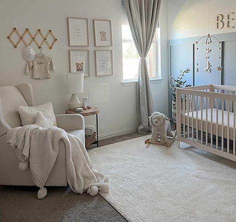 Bedroom Decorate, Ideas Habitaciones, Farmhouse Area Rugs, Nursery Room Design, Baby Boy Room Nursery, Baby Room Inspiration, Nursery Room Inspiration, Baby Rooms, White Carpet