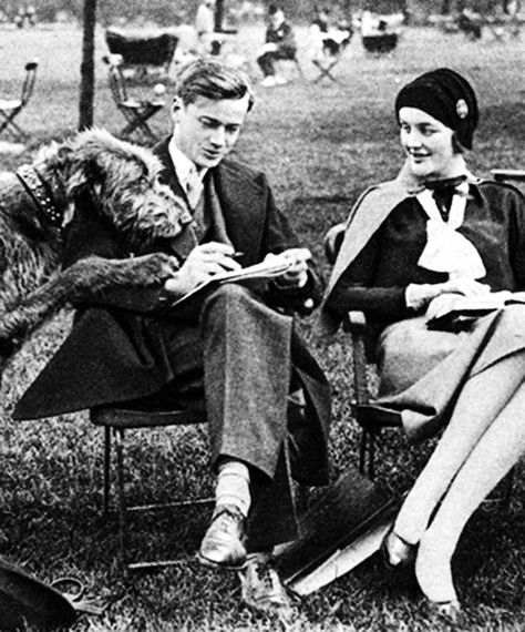 Bryan and Diana Guinness (and their giant Irish wolfhound) in Hyde Park, 1930 Diana Mitford, Mitford Sisters, Photography Genres, Cafe Society, Halcyon Days, Scene Image, Irish Wolfhound, Close Up Portraits, Jazz Age