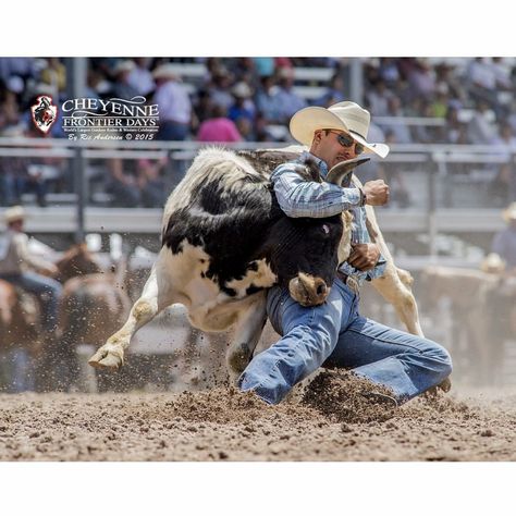 Dirk Tavenner PRCA steer wrestler Steer Wrestling, Rodeo Life, Cowboy Rodeo, Rodeo, Tattoo Ideas, Cowboy, Wrestling, Stars, Sports