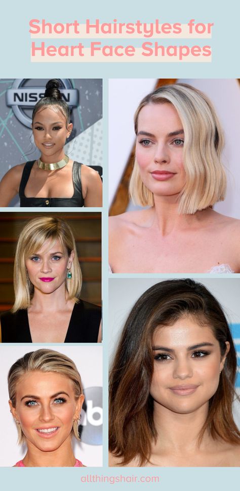 Celebrities With Heart Shaped Faces, Hair Cuts For Heart Shaped Face, Haircut For Heart Shaped Face, Hairstyles Heart Shaped Face, Haircuts For Heart Shaped Faces, Crochet Braids Curly, Heart Shaped Faces, Heart Shaped Face, Heart Shaped Face Hairstyles