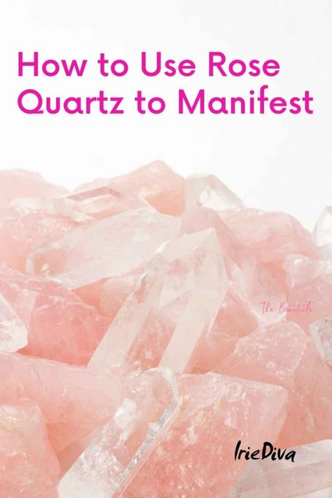 The Benefits of Rose Quartz Crystal for Manifestation What Is Rose Quartz Good For, Rose Quartz Meditation, Rose Quartz Manifestation, How To Use Rose Quartz, How To Use Rose Quartz Crystals, Spiritual Frequencies, Rose Quartz Crystal Meaning, Benefits Of Rose Quartz, Rose Crystal Quartz