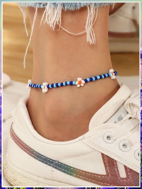 Elevate your style this season with our unique handmade anklets! Each piece is crafted with care, showcasing intricate designs and vibrant colors that reflect your individuality. Perfect for any occasion, these anklets add a touch of charm to your outfit, whether you're at the beach or a casual outing. Discover the perfect accessory to express your personality and stand out from the crowd with our stunning collection of handmade anklets. Diy Earrings Materials, Shoe Lacing Techniques, Anklets Diy, Cute Anklets, Diy Beaded Rings, Handmade Anklets, Anklet Designs, Bracelets Handmade Diy, Handmade Jewelry Tutorials