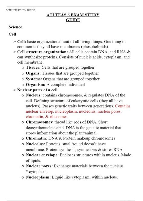 ATI TEAS 6 EXAM STUDY GUIDE Phospholipid Bilayer, Parts Of A Cell, Teas Test Prep, Teas Exam, Teas Test, Animal Cells, Science Cells, Plant Cells, Nursing Information