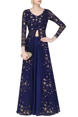 Indian anarkali pakistani sequins zari embroidery long kameez skirt size L dress Astha Narang, Salwar Kamiz, Indian Gowns Dresses, Indian Gowns, Designer Party Wear Dresses, Dress Indian Style, Lehenga Designs, Indian Designer Outfits, Indian Attire