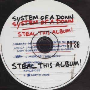 Soad System Of A Down Aesthetic, System Of A Down Sticker, Band Widgets, Blink 182 Albums, Steal This Album, Goth Bands, System Of A Down, Vinyl Cd, Band Memes