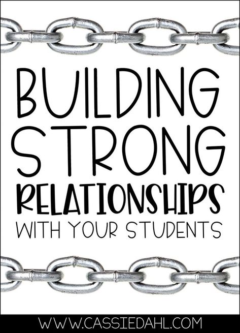 Building relationships with students can be tricky. It is a delicate balance. This blog post details the six keys to fostering strong relationships in your classroom. Classroom Relationship Building, Building Relationships In The Classroom, Relationship Building Activities Student, Connecting With Students, How To Build Relationships With Students, Relationship Building Activities Kids, Building Classroom Community Elementary, Building Relationships Quotes, Building Relationships With Students