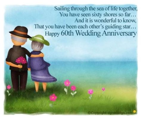 Happy 60th Anniversary Wishes, 1st Anniversary Wishes, Happy Birthday Wishes For Her, Anniversary Quotes For Couple, Happy 60th Anniversary, Anniversary Images, Anniversary Wishes For Couple, Anniversary Poems, Happy 50th Anniversary