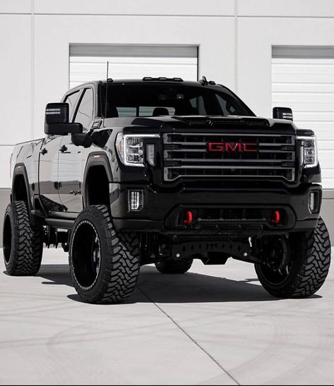 2020 Gmc Sierra Denali 2500hd Duramax Lifted, Gmc Denali 2500 Hd Lifted, L5p Duramax Trucks, Old Gmc Trucks, Black Gmc Truck, Gmc Denali 2500 Hd, Gmc Lifted Trucks, Black Trucks, Denali Hd