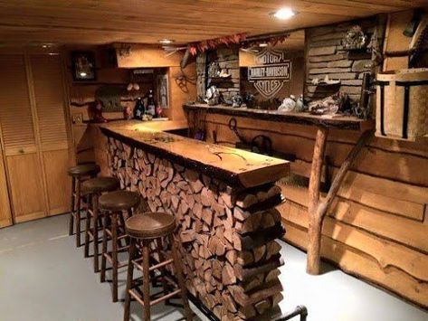 Bar Sala, Basement Bar Designs, Diy Home Bar, Rustic Bar, Man Cave Home Bar, Backyard Bar, Home Bar Designs, Outdoor Cafe, Bar Interior