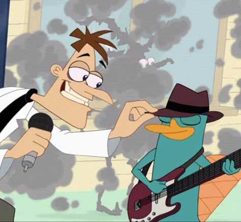 Matching Pfp Phineas And Ferb, Perry The Platypus And Doofenshmirtz, Perry The Platypus Icon, Perry The Platypus And Dr. Doofenshmirtz, Perry And Doofenshmirtz, Doofenshmirtz And Perry, Doofenshmirtz X Perry, Dr Heinz Doofenshmirtz, Platypus Perry