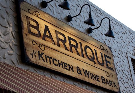 Restaurant Signs Outdoor, Rustic Signage Design Outdoor, Rustic Signage Design, Outdoor Cafe Signage, Wooden Signage Design Outdoor, Wooden Business Signs Outdoor, Signage Ideas Outdoor, Store Signage Design Outdoor, Signboard Design Outdoor Shop