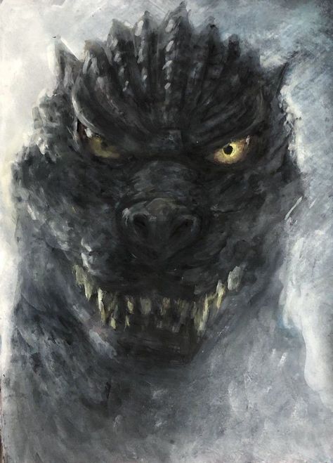 Heisei Godzilla, Godzilla Artwork, King Caesar, Mecha Godzilla, Original Godzilla, Godzilla Art, Godzilla Franchise, Monster Board, Godzilla Wallpaper