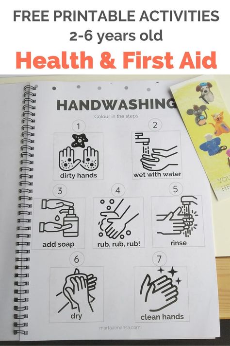 Free Printable Activities about Health and First Aid for Kids | First aid for kids, Life skills for children, Free printable activities First Aid Activities For Kids, Medical Worksheets, First Aid Pictures, First Aid For Children, Kids Life Skills, Life Skills For Children, Kindergarten Vocabulary, Nurse Educator, First Aid For Kids