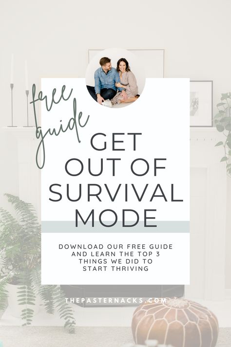 Do you feel stuck in survival mode? We've been there. We created this guide and will walk you through the EXACT strategies we used to take our life from surviving to thriving! We are all about small easy steps with big impact. Get ready! How To Survive In A Toxic Family, Signs Your In Survival Mode, How To Get Out Of Survival Mode, How To Survive In The Wilderness, How To Survive The Wilderness, Surviving To Thriving, House Is A Mess, Feel Stuck, Survival Mode