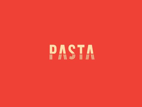 Pasta Typography, Spaghetti Restaurant, Italian Pool, Pasta Logo, Italian Logo, Pasta Brands, Pasta Shop, Pasta Restaurants, Italy Logo