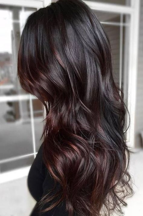 Dark Chocolate Hair Color, Red Highlights In Brown Hair, Ombre Hair Ideas, Dark Chocolate Hair, Brown Hair Shades, Natural Things, Brown Ombre Hair, Fall Hair Color For Brunettes, Hair Color Light Brown