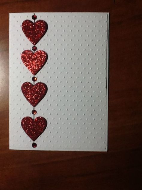 Valentine Cards To Make, Stampin Up Valentine Cards, Valentines Day Cards Handmade, Anniversary Cards Handmade, Diy Valentines Cards, Diy Valentine's Day, Valentine Postcards, Valentine Cards Handmade, Homemade Valentines