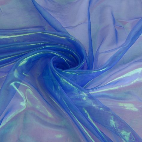 Sheer Iridescent Organza Fabric 58 Inches Wide - 5 Yards Precut - Shinny Wedding Party Decor Fairy Costume Voile Doll Clothes Sewing - Blue : Amazon.ca: Home Organza Fabric, Fairy Costume, Sewing Fabric, Movies And Tv Shows, Wedding Party, Doll Clothes, Party Decorations, Sewing Crafts, Dolls