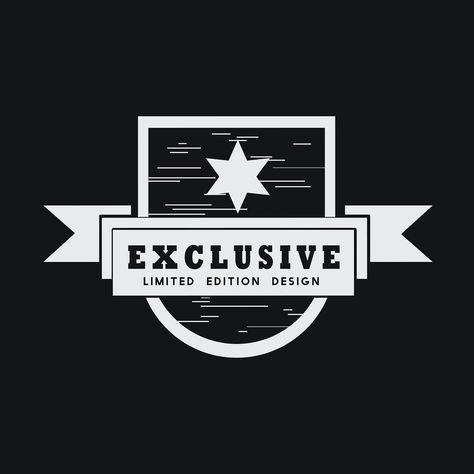 Exclusive limited edition badge vector | free image by rawpixel.com / Chayanit Limited Edition Logo, Retro Vector, Wings Logo, Logo Pattern, Illustration Inspiration, Logo Ideas, Pants Design, Juventus Logo, Free Illustrations