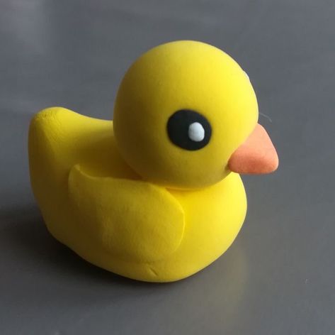 Animal Clay Projects, Duck Clay Art, Plastisin Craft, Soft Clay Crafts, Plasticine Animals, Easy Clay Models, Kids Play Dough, Clay Art For Kids, Clay Date