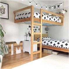 Build A Loft Bed, Loft Bed Plans, Diy Loft Bed, Bunk Beds Built In, Kids Loft Beds, Bunk Bed Designs, Boy Bedroom Design, Eclectic Bedroom, Bed Plans