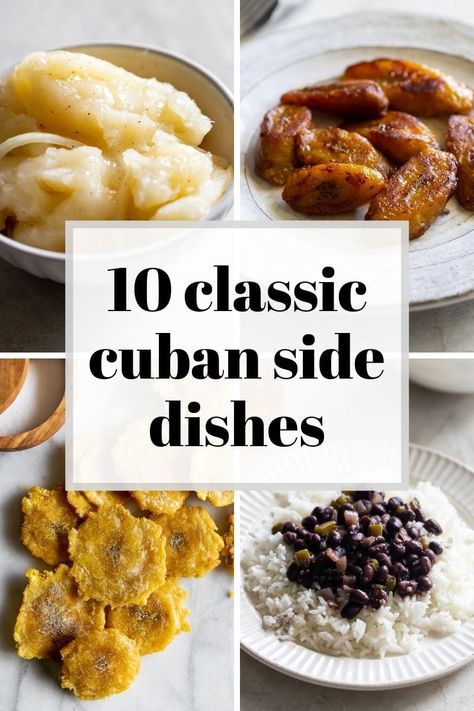 Cuban Side Dishes, Cuban Sides, Cuban Appetizers, Pork Side Dishes, Pollo Tropical, Cuban Pork, Cultural Food, Cuban Dishes, Cuban Cuisine