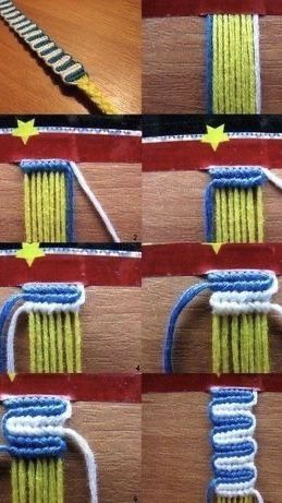 Diy Bracelets With String, Friendship Bracelets Easy, String Bracelet Patterns, Diy Friendship Bracelets Tutorial, Friendship Bracelet Patterns Easy, Yarn Bracelets, Cute Friendship Bracelets, Handmade Friendship Bracelets, Diy Bracelets Tutorials