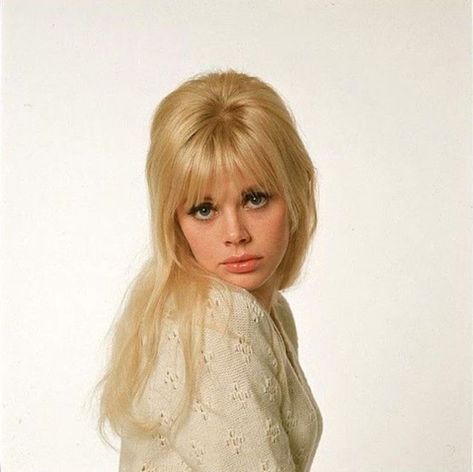 Britt Ekland, Blonde Hair, A Photo, A Woman, Blonde, Hair, Blue, White