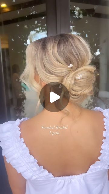 Wedding Upstyles, Bridal Hair Tutorial, Blonde Updo, Side Updo, Wedding Bun Hairstyles, Wedding Hairstyles Tutorial, Wedding 2024, Bridal Updo, Fancy Hairstyles