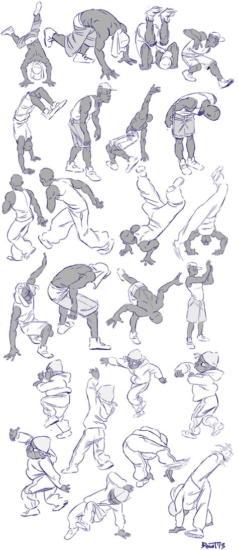 Dancing Drawing Reference, Dancing Poses Drawing, Dancing Drawing, Break Dancing, Dana Terrace, Dancing Drawings, Sketch Poses, Body Reference Drawing, Drawing Expressions