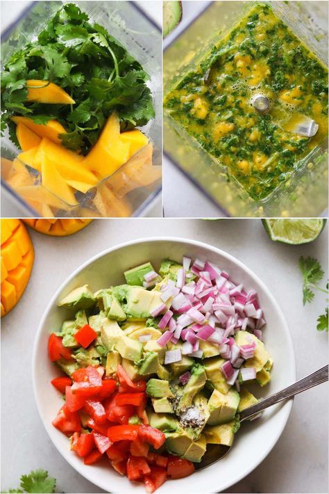 Sweet, juicy mangos, spicy jalapeño, creamy avocado, and bright lime juice are just some of the ingredients that make this Whole30 and Vegan Mango Guacamole recipe something truly special. It's always a crowd pleasing dip to serve with your favorite tortilla or plantain chips, or on top of any Mexican-inspired dish! #cookathomemom #whole30recipes #guacamole #avocado Mango Guacamole Recipe, Mango Guacamole, Whole30 Vegan, Plantain Chips, Guacamole Recipe, Cook At Home, Whole 30 Recipes, Vegan Paleo, Whole 30