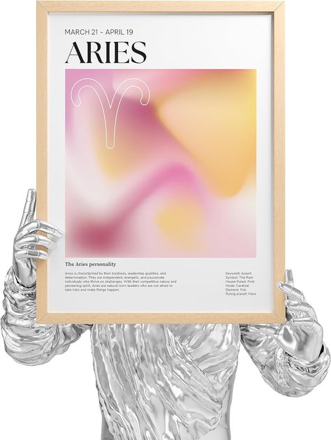 Amazon.com: EXCOOL CLUB Aries Aura Posters for Room Aesthetic - 12x16 Aries Constellation Wall Art Zodiac Prints, Pink Aries Zodiac Gifts for Women, Spriritual Pictures Astrology Decor for Bedroom (UNFRAMED): Posters & Prints Aries Aura, Astrology Posters, Astrology Decor, Zodiac Decor, Aries Energy, Aura Posters, Zodiac Prints, Posters For Room Aesthetic, Constellation Wall Art