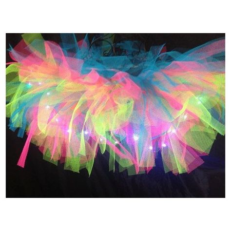 Light Up Tutu, Neon Tutu, Neon Run, Glow Run, Glow Birthday Party, Edm Fashion, Glow Birthday, Rainbow Tutu, Electric Daisy Carnival