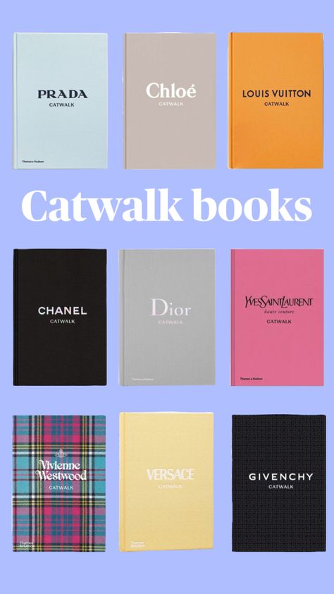 #catwalk #books #homedecor #beauty #vibes #dior #versace #givenchy #prada #chloe #louisvuitton #chanel #yvessaintlaurent #viviennewestwood #iconic #beauty #fashion Catwalk Books, Business Books Worth Reading, Future Library, Teenage Books To Read, Fashion Dream Job, Iconic Beauty, Beauty Vibes, Fashion Illustrations Techniques, Girly Wall Art