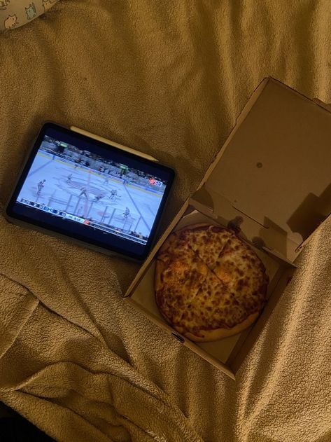 Watching Hockey Aesthetic, Abbi Core, Hockey Game Aesthetic, Individual Pizza, Nhl Aesthetic, 25 Aesthetic, Hockey Aesthetic, Individual Pizzas, Slap Shot