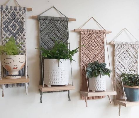 17+ Macrame Wall Hangings and Patterns Macrame Wall Hanging Ideas, Diy Macrame Wall Hanging, Macrame Hanging Shelf, Macrame Feather Wall Hanging, Lovely Pic, Macrame Shelf, Macrame Wall Hanger, Macrame Wall Hanging Diy, Macrame Wall Hanging Patterns