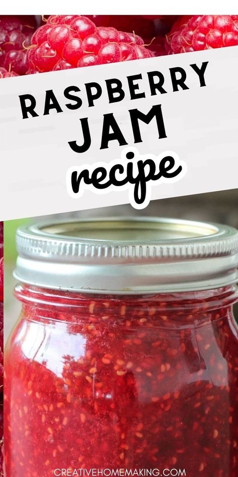 Raspberry Jam With Pectin Recipe, Canning Raspberries Recipes, Sure Jell Raspberry Jam Recipe, Raspberry Jam Recipe Canning, Canning Raspberry Jam, Jam Recipes For Canning, Raspberry Jelly Recipe, Sure Jell Recipe, Canning Granny