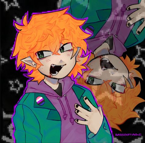 Matt Eddsworld Fanart, Pfp Eddsworld, Electric Shock Therapy, Matt Hargreaves, Eddsworld Icon, Barney Birthday Party, Eddsworld Pfp, Eddsworld Matt, Barney Birthday