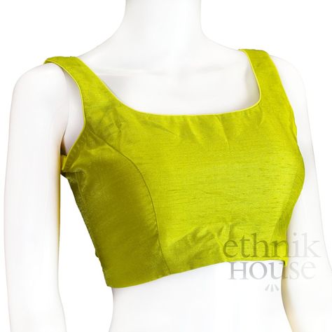 Silk square neck readymade sleeveless blouse – Ethnikhouse Sleeveless Saree Blouse, Sleeveless Saree, Sleeveless Blouse Saree, Designer Saree Blouse, Saree Blouses Online, Silk Blouses, Stylish Blouse Design, Blouse Models, Trendy Blouses