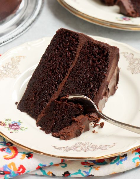 Easy Moist Chocolate Cake, Matilda Chocolate Cake, Best Moist Chocolate Cake, Scientifically Sweet, Moist Chocolate Cake Recipe, Layers Cake, Nursing Cake, Inside Cake, Chocolate Cake Recipe Moist