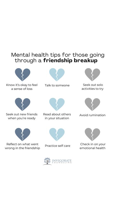 While friendship breakups are not discussed as often as romantic breakups, they unfortunately happen to everyone, and can hurt just as bad (or even worse) than a breakup with a romantic partner. Here are some tips that I hope can be of help if this is something you’re going through right now You will get through this ✨ How To Get Over A Friendship Breakup, How To Comfort A Friend After A Breakup, Friendship Breakup Aesthetic, Friendship Hurts, Psychology Says Quotes, Breakup Friendship, Friendship Heartbreak, Friendship Breakup Quotes, Friendship Breakups