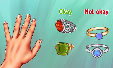 How to Correctly Choose Rings by the Shape of Your Finger Rings For Short Fingers, Rings For Chubby Fingers, Fat Fingers, How To Wear Rings, Ring Shapes, Shape Of You, Hand Shapes, The Shape, Types Of Rings