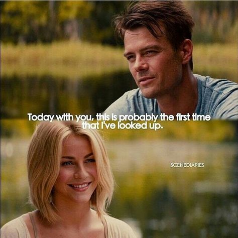 Safe Haven Nicholas Sparks Movies Quotes, Nicholas Sparks Movies, Funny Romantic Quotes, Surfing Quotes, Favorite Movie Quotes, New Beginning Quotes, Cute Couple Quotes, Chick Flicks, Nicholas Sparks