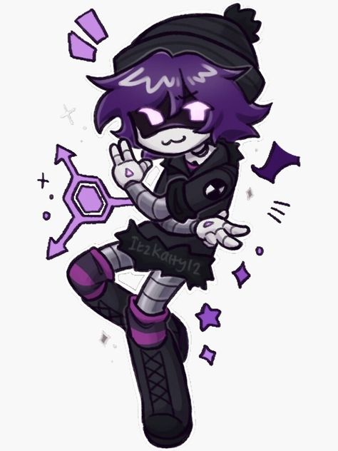 Uzi Murderdrones Icons, Murders Drones Art, Uzi Md, Uzi Fanart, Uzi Murderdrones, Uzi Doorman, Purple Vibe, Characters Inspiration Drawing, Drone Images