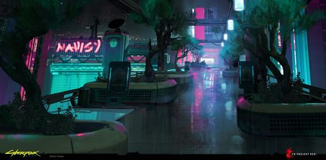 Cyberpunk 2077 Edgerunners, Japan Town, Concept Artist, Fantasy City, Cyberpunk Art, Cyberpunk 2077, Futuristic Architecture, Night City, City Map