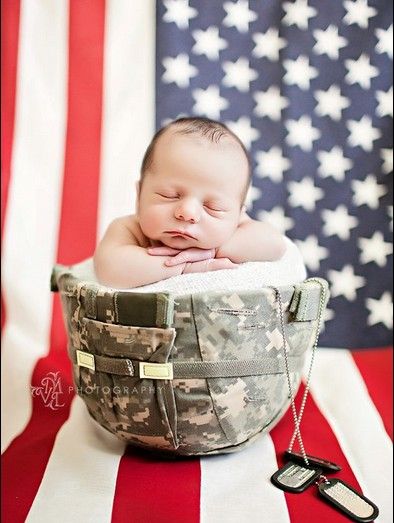 Newborn {military} i love this...Good thing we have my hubs kevlar :D Army Baby Pictures, Military Baby Pictures, Boy Newborn Pictures, Army Baby, Military Baby, Baby Boy Newborn Pictures, Newborn Photos Boy, Newborn Photography Boy, Newborn Baby Photoshoot