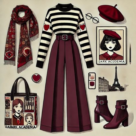 Vamp Outfit Style, Vamp Outfit, Modern French, Style Watch, Parisian Chic, Outfit Style, French Fashion, Fashion Watches, Fashion Outfits